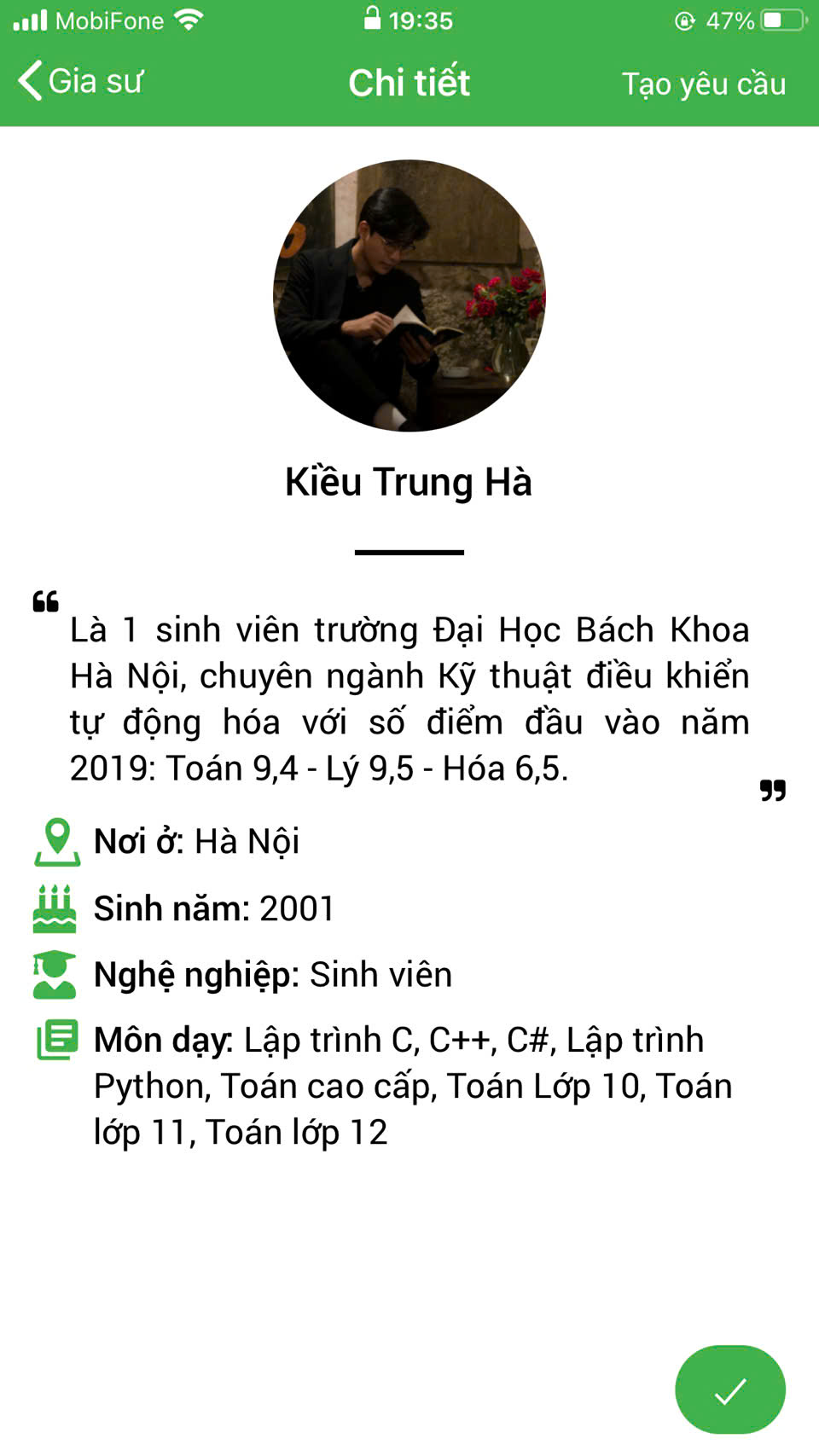dạy kèm tại hà nội